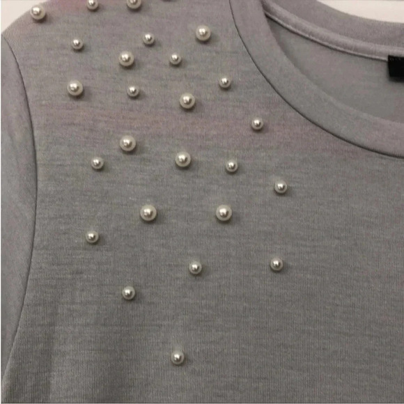 Express pearl detail tee - Picture 2 of 5
